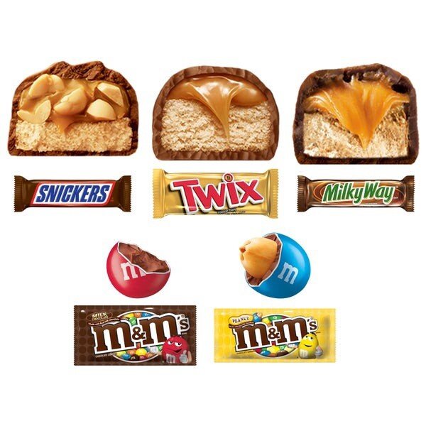 M&M's, Snickers and More Chocolate Candy Bars, Variety Pack, 30-count - Image 3